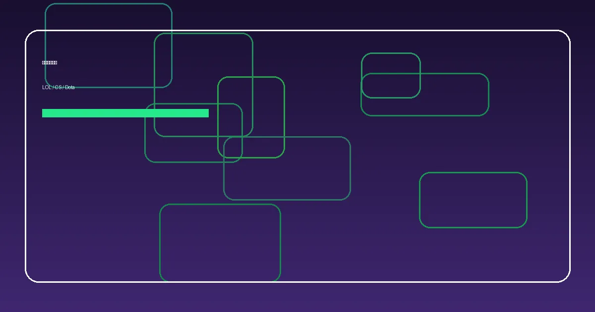 电竞赛事卡片图片，展示LOL与CS职业比赛舞台